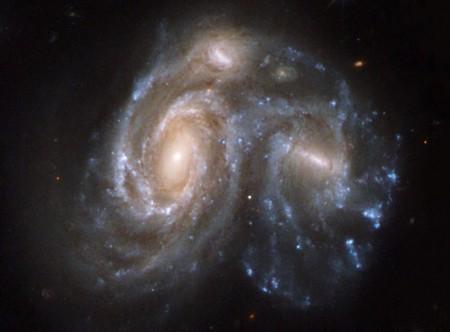 colisão de galáxias