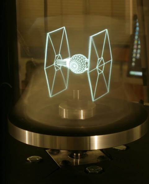 Holograma 3D Star Wars TIE Fighter