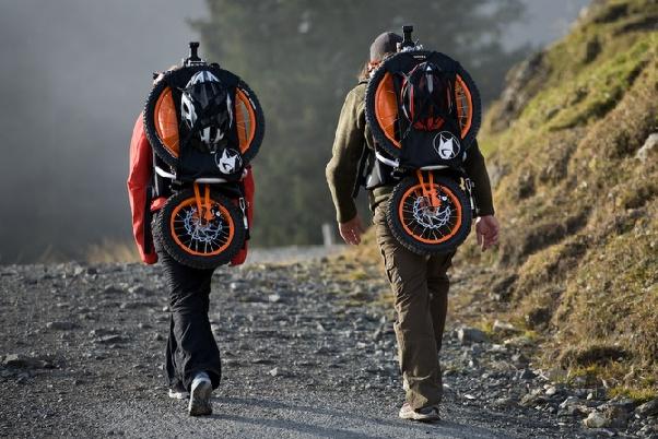folding bag bike