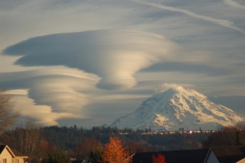 nuvens lenticulares