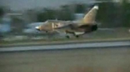caça ejetando