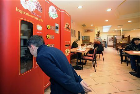 máquina de pizza