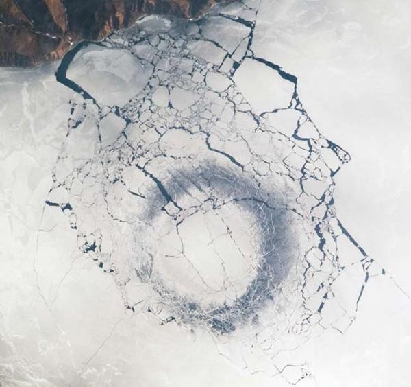 circulo no gelo