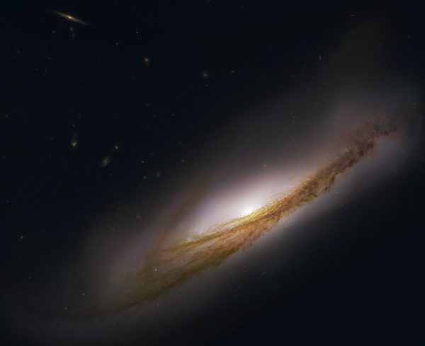 galaxia de lado