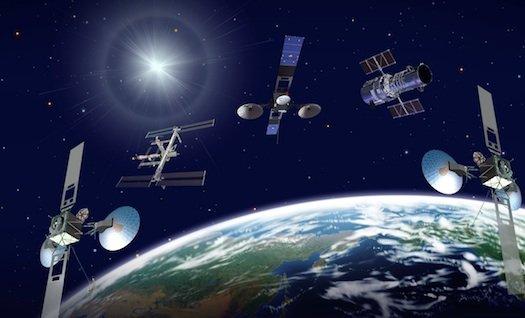 satellites-over-earth