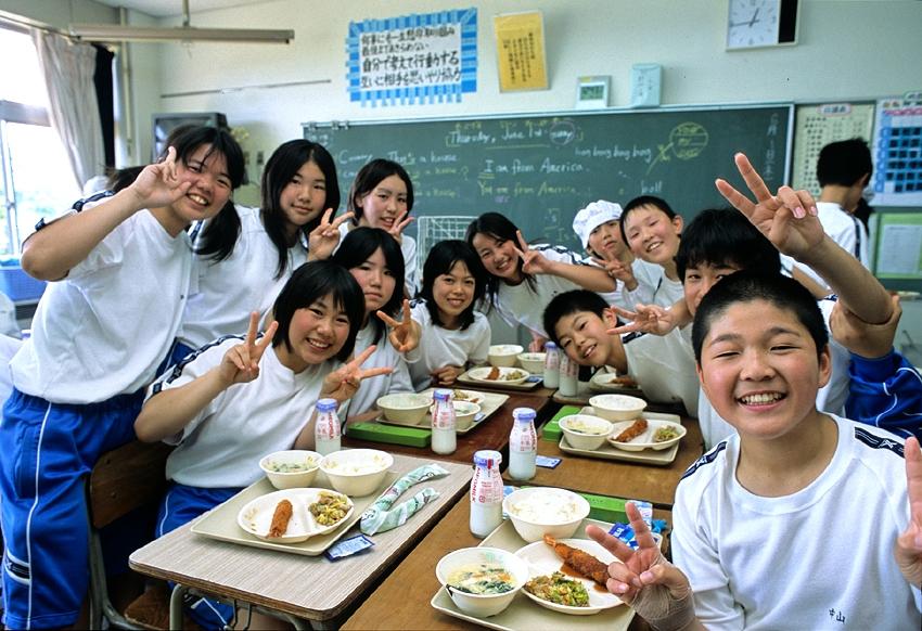 Japanese schoolgirls bus