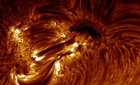 campo magnético do sol