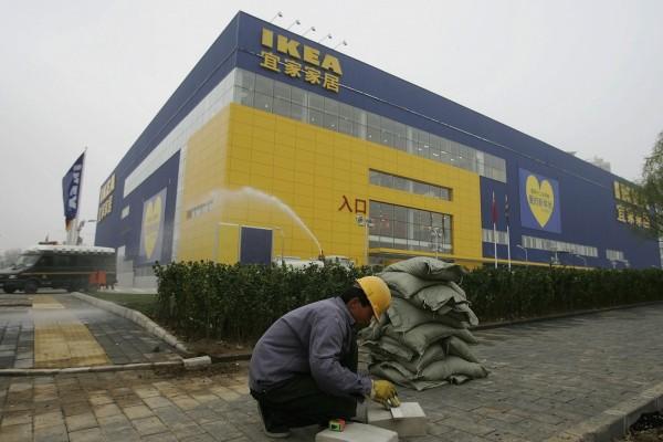 Workers Prepare The World's Second Largest IKEA Store Opening In Beijing