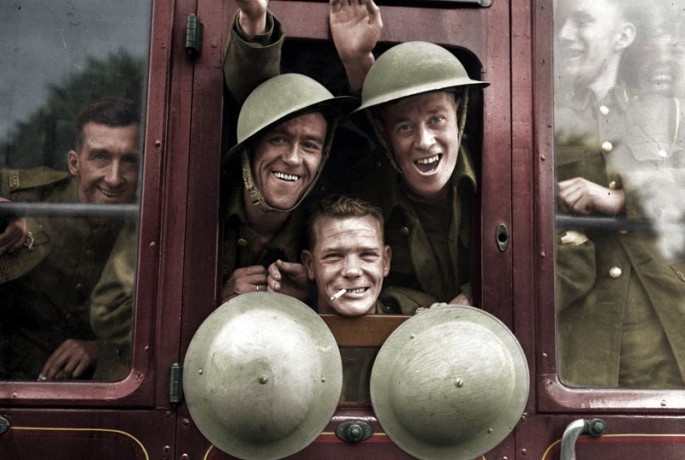 Soldados britânicos em 1939