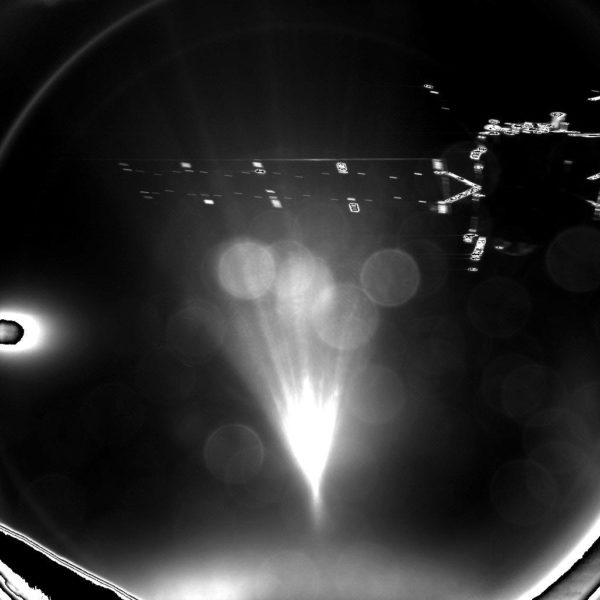 Rosetta vista do Philae