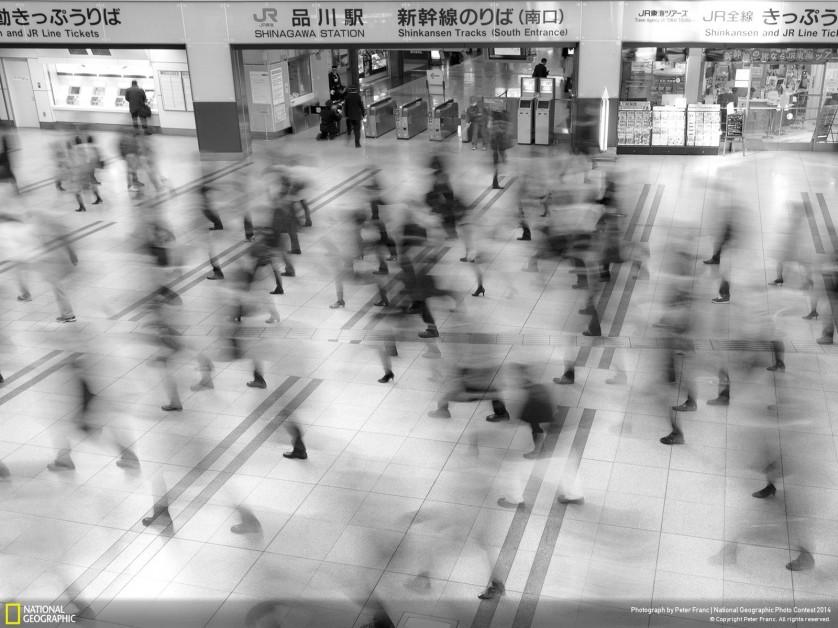 Estação de Metrô de Tóquio, fotografada por Franc Peter, foi menção honrosa