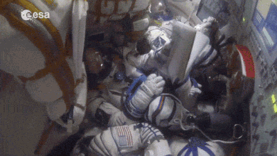 reentrada atmosferica capsula soyuz astronauta