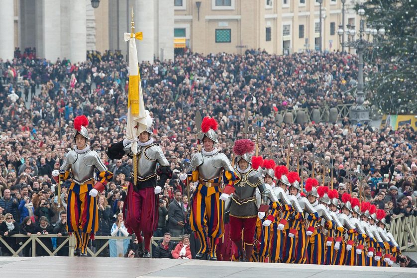 papa Francisco Vatican Swiss Guard