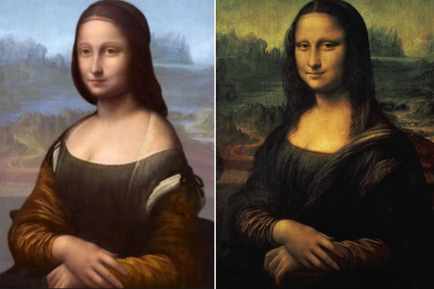 Сравнение картин. Мона Лиза слои картины. 5. Леонардо да Винчи, портрет моны Лизы (Джоконда). Известные картины типа Мона Лиза. Мона Лиза картина под ней.