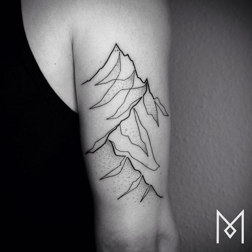 tatuagem uma linha minimalista 10