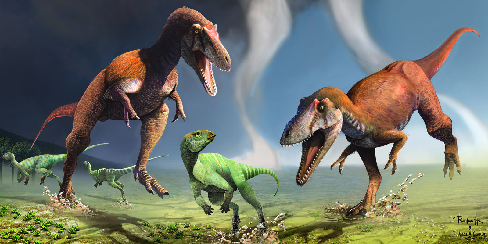 Dinossauro Rex VS Dinossauros Carnivoros Jurassic World Evolution 