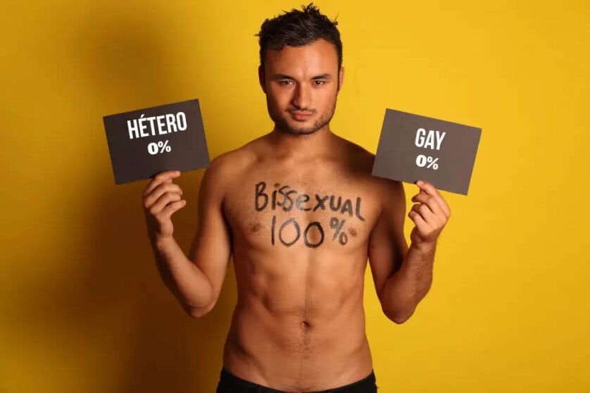 Lewis Oakley é um ativista bissexual