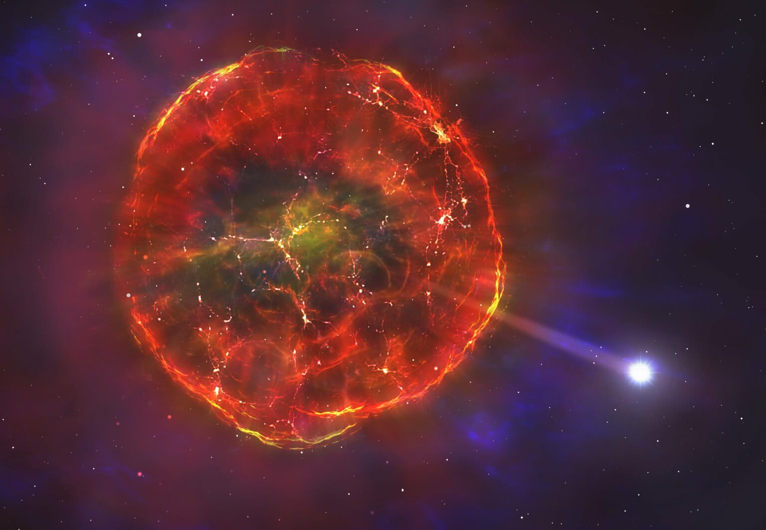Essa estrela foi catapultada para o espaço por um novo tipo de supernova