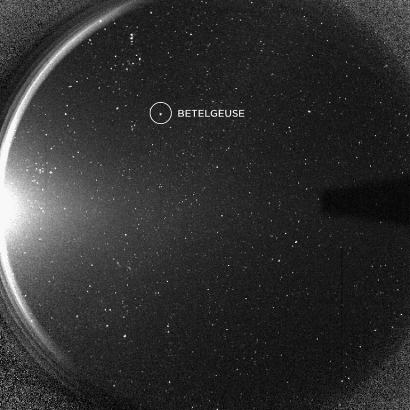 Betelgueuse observada pela sonda STEREO da Nasa