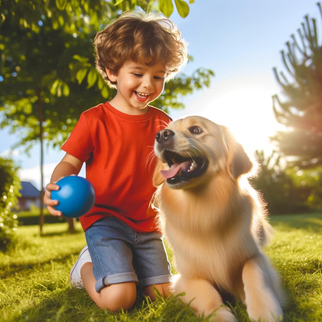 A chegada de um cão